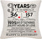 3 Years of Marriage Pillow